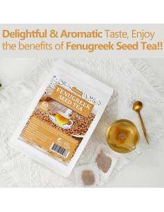 Té de Fenogreco YILINSHA 60 Bolsas 100% Puras Sin Cafeína 2