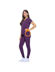 Conjunto de Scrubs Esenciales Mujeres Uniformes Activos AC-8533