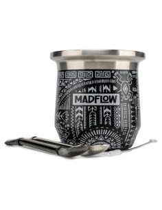 Taza de Yerba Mate MADFLOW Acero Inoxidable 220g Doble Pared