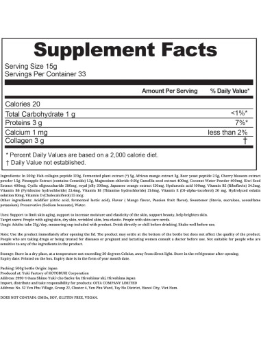 Bebida de Colágeno Marino 82X - 120,000mg - 1L - Japón