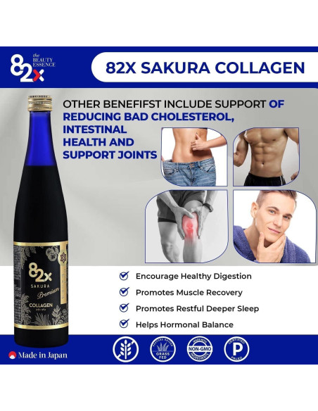 Bebida de Colágeno Marino 82X - 120,000mg - 1L - Japón