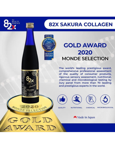 Bebida de Colágeno Marino 82X - 120,000mg - 1L - Japón