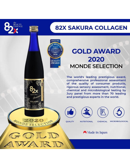 Bebida de Colágeno Marino 82X - 120,000mg - 1L - Japón