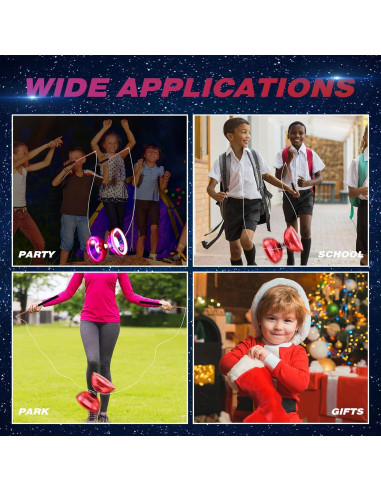 Juego de Diabolo LED Simgoing Rojo con Varitas y Cuerda