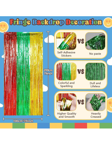 Kit de Decoración de Fiesta de Cumpleaños Super Bros GoGoGoodie 118 Piezas