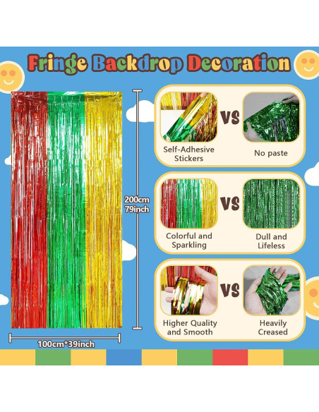 Kit de Decoración de Fiesta de Cumpleaños Super Bros GoGoGoodie 118 Piezas