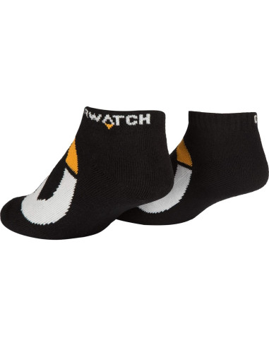 Calcetines de Tobillo Overwatch JINX, 3 Pares, Negro