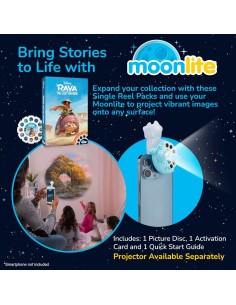 Moonlite Hora de Cuentos Raya - Proyector de Historias Mágicas 2