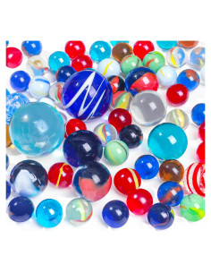 Canicas de Vidrio Shindel 85PCS para Niños - Tamaños Variados