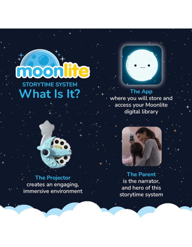 Carretes de Cuentos Moonlite - Set de 3 Disney para Niños