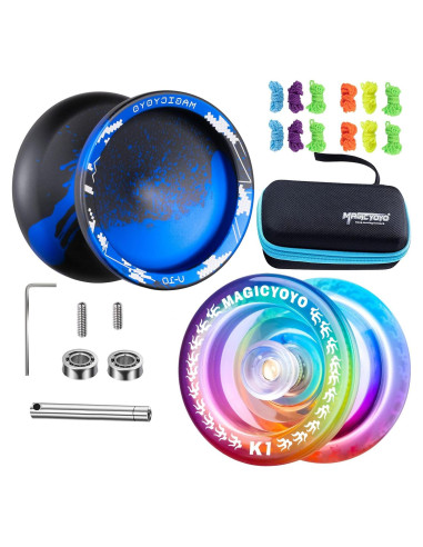 Paquete de 2 Yoyos MAGICYOYO V10 y K1 para Principiantes