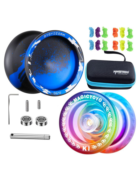 Paquete de 2 Yoyos MAGICYOYO V10 y K1 para Principiantes