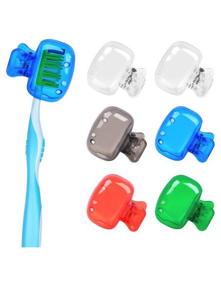 6 Cubiertas de Cepillo de Dientes Waenerec - Viaje y Protección