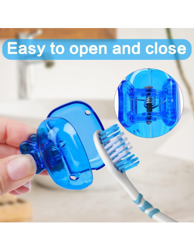 6 Cubiertas de Cepillo de Dientes Waenerec - Viaje y Protección