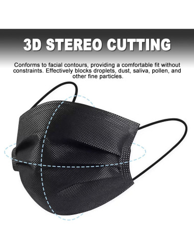 Mascarillas Desechables 3 Capas 100PCS - Protección Alta