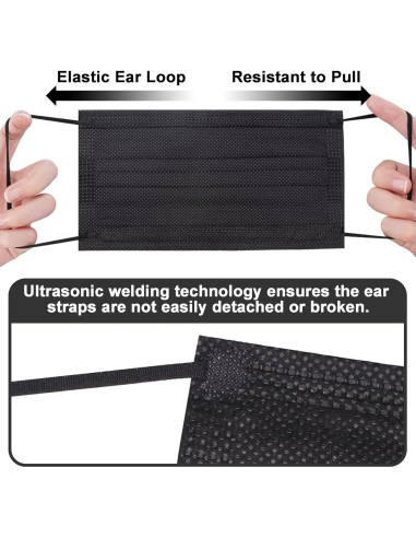Mascarillas Desechables 3 Capas 100PCS - Protección Alta
