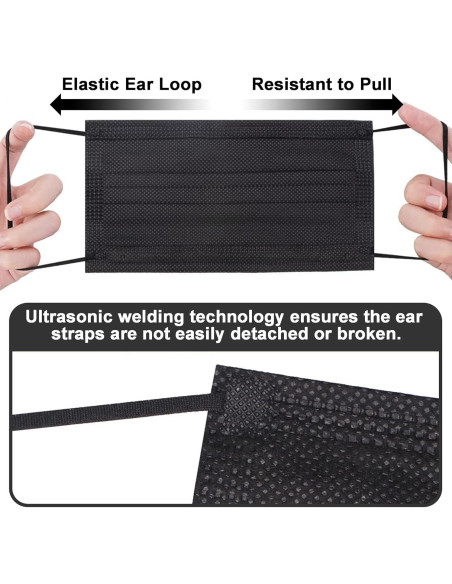 Mascarillas Desechables 3 Capas 100PCS - Protección Alta