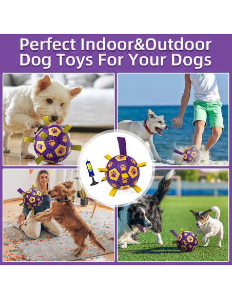 Pelota de Fútbol para Perros QDAN 15.24 cm Duradera