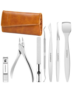 Kit de Pedicura Profesional Famlife 7 Piezas Acero Inoxidable 2