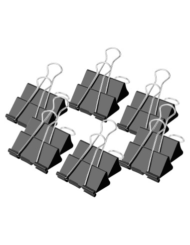 Clips de Encuadernación Medianos Ufmarine 3.18 cm - 40 Pcs