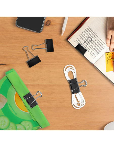 Clips de Encuadernación Medianos Ufmarine 3.18 cm - 40 Pcs