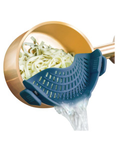 Colador de Silicona AUOON Clip Ajustable para Pasta y Verduras