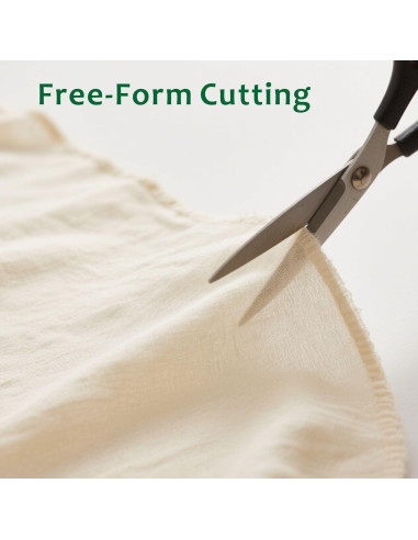 Tela de Queso Orgánica 1 Yarda 100% Algodón Reutilizable