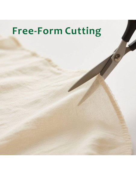 Tela de Queso Orgánica 1 Yarda 100% Algodón Reutilizable