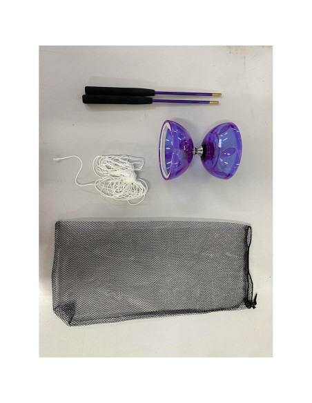 Diabolo Chino LED Simgoing 15 cm con varitas y cuerda