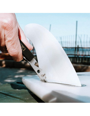 Herramienta Multiuso de Surf Keyport - Llave para Aletas FCS y Futures