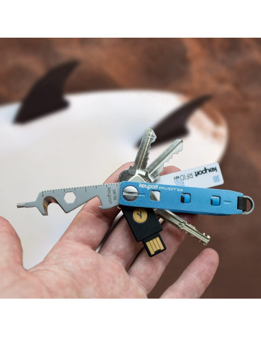 Herramienta Multiuso de Surf Keyport - Llave para Aletas FCS y Futures