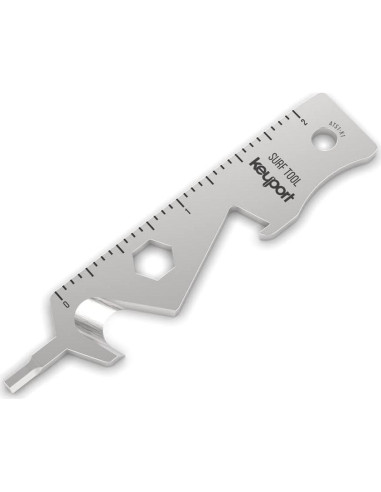 Herramienta Multiuso de Surf Keyport - Llave para Aletas FCS y Futures