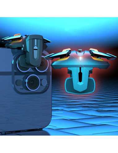 Disparadores de Juego Móvil CyberFey L1R1 para PUBG y Call of Duty