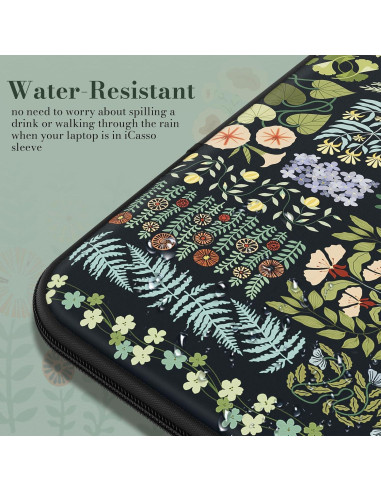 Funda para Laptop iCasso 13-14" Neopreno Acolchada Negra
