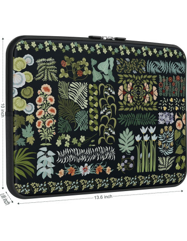 Funda para Laptop iCasso 13-14" Neopreno Acolchada Negra