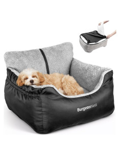Asiento de Coche para Perros BurgeonNest Negro 11.34 kg