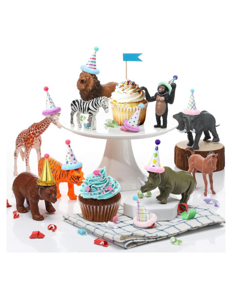 18 Piezas Decoraciones Fiesta Cumpleaños Animales Jungla