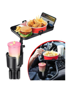 Bandeja Soporte para Tazas de Coche ANONEMOTO 24.1 cm Ajustable