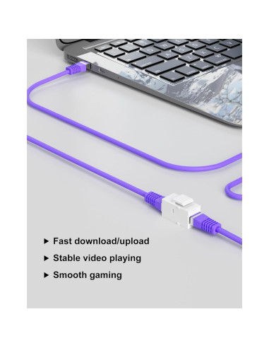 Acoplador RJ45 Cat6 UTP VANDESAIL 20-Pack Hembra a Hembra