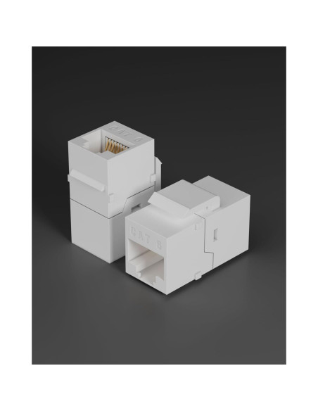 Acoplador RJ45 Cat6 UTP VANDESAIL 20-Pack Hembra a Hembra