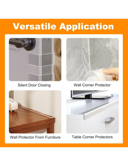 Protectores de Esquinas Transparentes CHENYA 5.08cm x 4m PVC