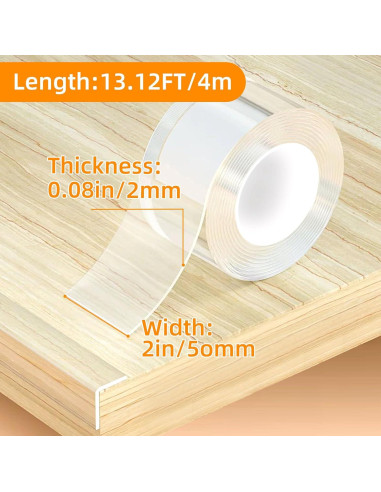 Protectores de Esquinas Transparentes CHENYA 5.08cm x 4m PVC