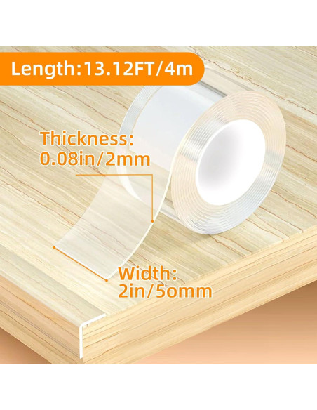 Protectores de Esquinas Transparentes CHENYA 5.08cm x 4m PVC