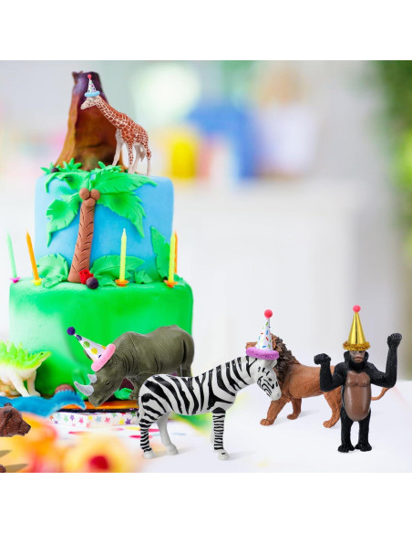 18 Piezas Decoraciones Fiesta Cumpleaños Animales Jungla