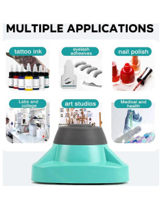 Mini Mezclador Vortex OZER 10000RPM Verde para Tintas y Cosméticos 2