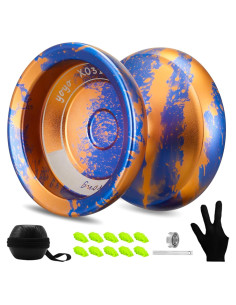 Yoyo Profesional YOYOSTUDIO X0312 para Trucos - Azul/Naranja