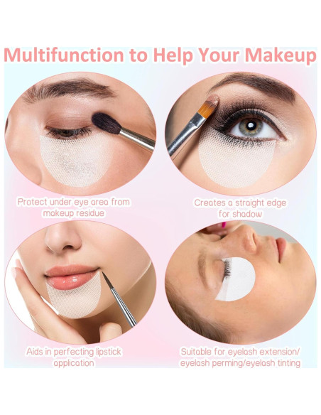 200 Almohadillas de Gel para Sombra de Ojos Wanmu - Sin Pelusa