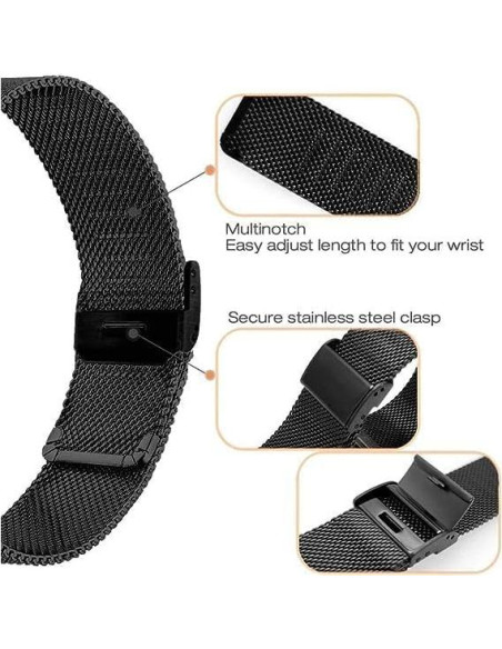 Correas de Reemplazo E ECSEM para Reloj Carbinox X-Ranger/Vortex/Vesta