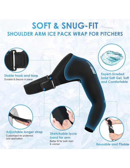 Funda de Hielo ComfiTECH para Hombro y Brazo Mediana
