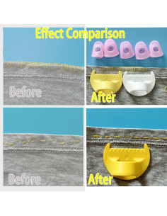 4 Piezas Herramienta de Medición de Costura JIYUANCH 3mm/4mm 2